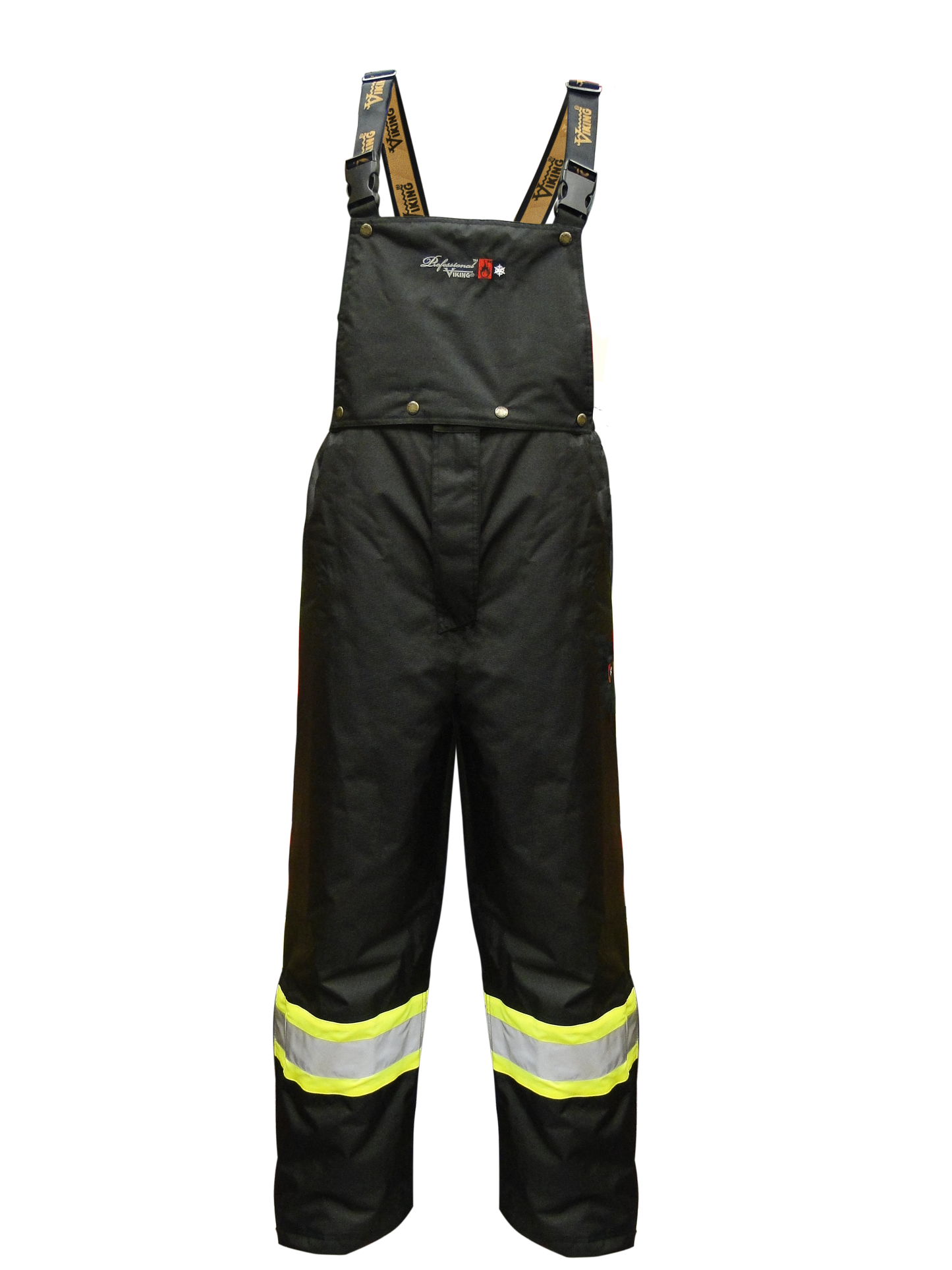 Viking Prof -30C Insulated Journeyman 300D Fr Bib Pant Black
