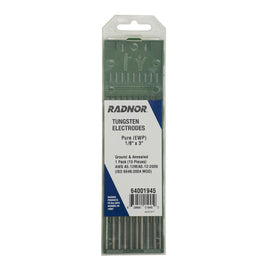 RADNOR™ Pure Tungsten Electrode Ground (10 Per Package)