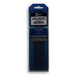 Miller® 5/32" X 7" 2% Lanthanated Tungsten Electrode Ground (10 Per Package)