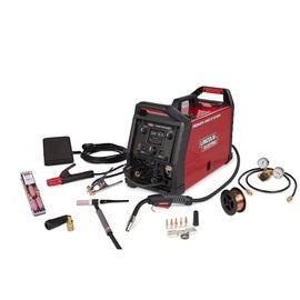 Lincoln Electric POWER MIG 215 MPi/TIG One-Pak Single Phase MIG Welder With 120 - 230 Input Voltage, 200 Amp Max Output, ArcFX Technology, Ready.Set.Weld Technology And Accessory Package