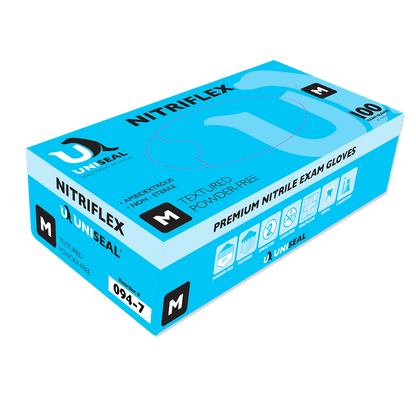 Uniseal-Nitrile Exam Gloves - Nitrile Powder-Free 5MIL