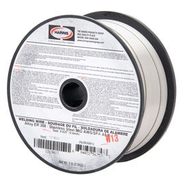 .025" ER308 Harris Products Group Stainless Steel MIG Wire 2 lb 4" Spool