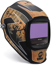 Miller Digital Infinity Black/Orange Welding Helmet Variable Shades 2.5, 5-8, 8-13 Auto Darkening Lens ClearLight 4x