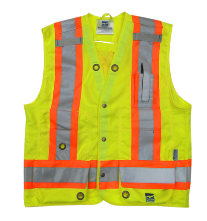 Viking Open Road Surveyor Safety Vest Green
