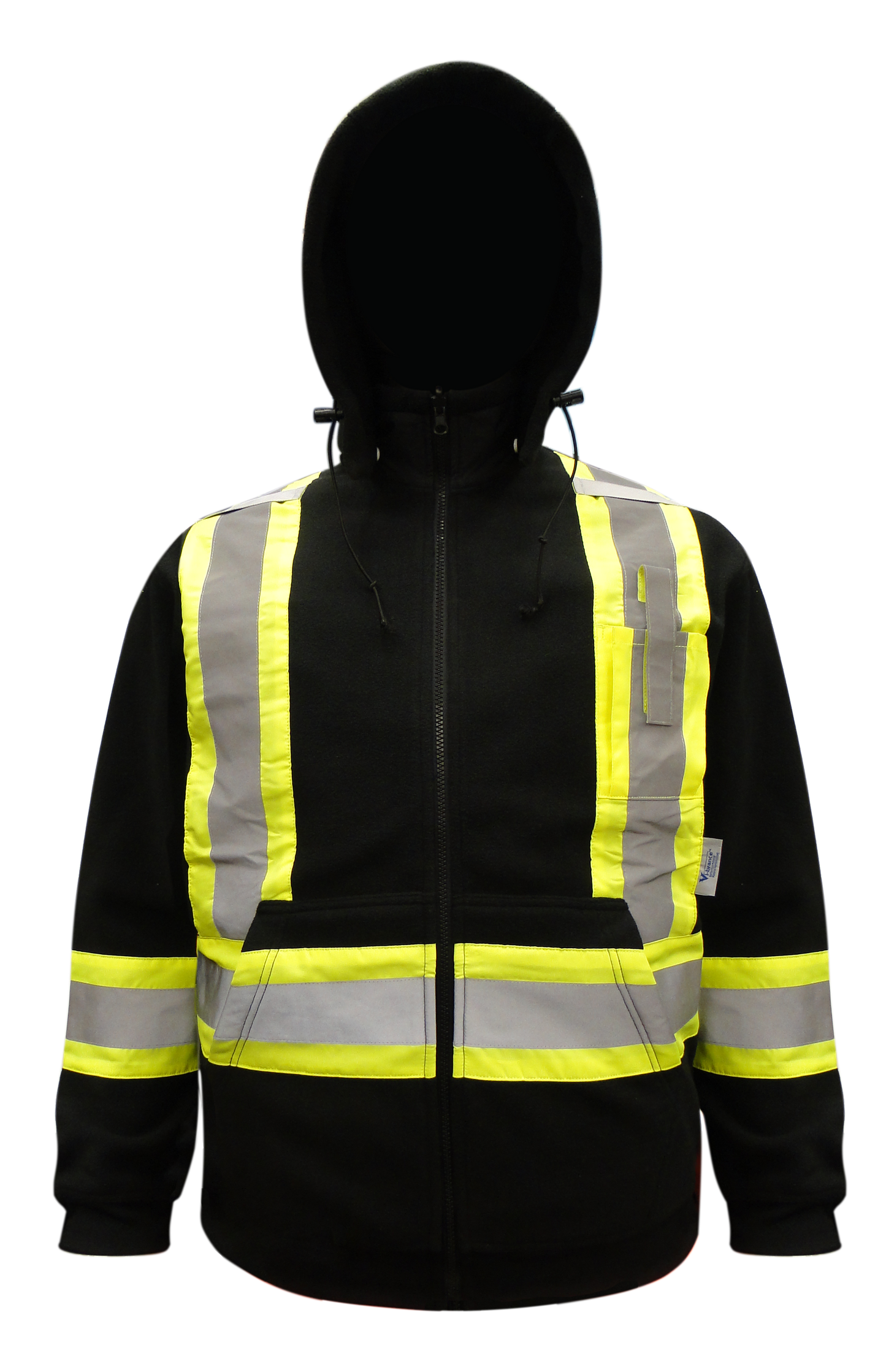 Viking Safety Fleece Hoodie Black