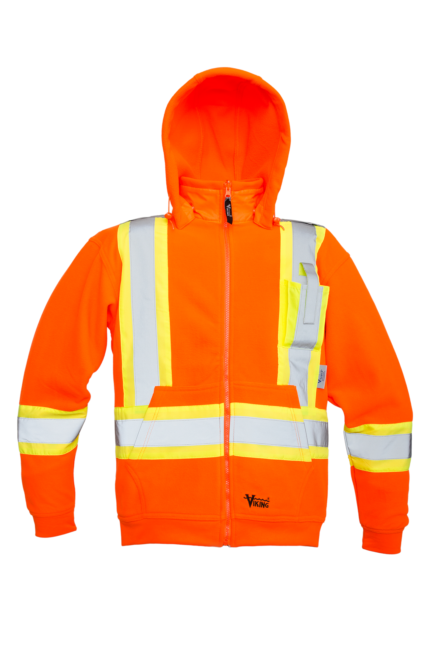 Viking Safety Fleece Hoodie Orange (Csa Config)