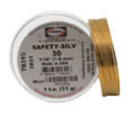 Harris® 1/16" BAg-20 Safety-Silv® Round High Silver Brazing Alloy Filler Metal 50 toz Box