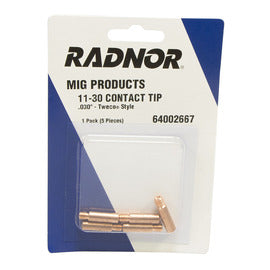 RADNOR™ Bore 11 Series Contact Tip For RADNOR™ 130 And Tweco® Mini MIG Guns