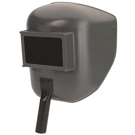 Honeywell Tigerhood Classic 998-H5 Gray Thermoplastic Fixed Front Welding Helmet With 4 1/2" X 5 1/4" Shade 10 Lens