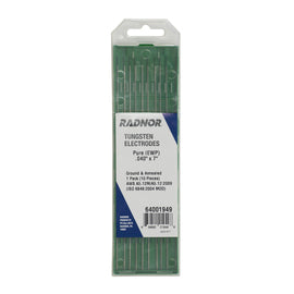 RADNOR™  Pure Tungsten Electrode Ground (10 Per Package)