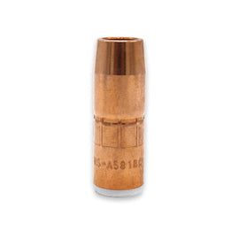 Bernard® 0.625" Bore AccuLock™ S Series Nozzle For Bernard® BTB, Miller® MDX™-250, And Miller® MDX 250 EZ-Select™ MIG Guns