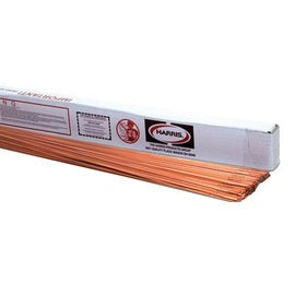 1/8" X 36" R45 Harris W-1060 Copper Coated Carbon Steel Gas Welding Rod 50 lb Box