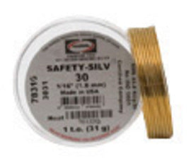 Harris® 1/8" BAg-20 Safety-Silv® 30 High Silver Brazing Alloy Filler Metal 50 toz Box