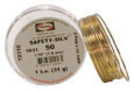 Harris® 1/16" BAg-6 Safety-Silv® Round High Silver Brazing Alloy Filler Metal 50 toz Box