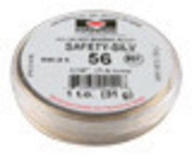 Harris® 1/16" X 18" BAg-7 Safety-Silv® Round High Silver Brazing Alloy Filler Metal 15 toz Tube